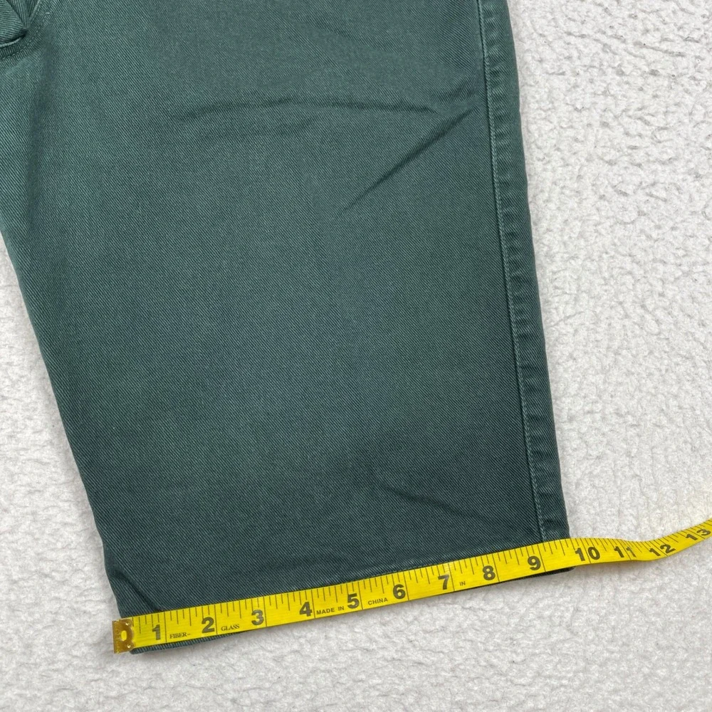 Marithe Francois Girbaud Denim Shorts Womens 7/8 Green Vintage High Rise Skater